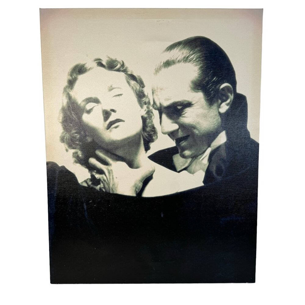 Rock Rebel Dracula Vampire Bela Lugosi Canvas Portrait Photo Horror Halloween